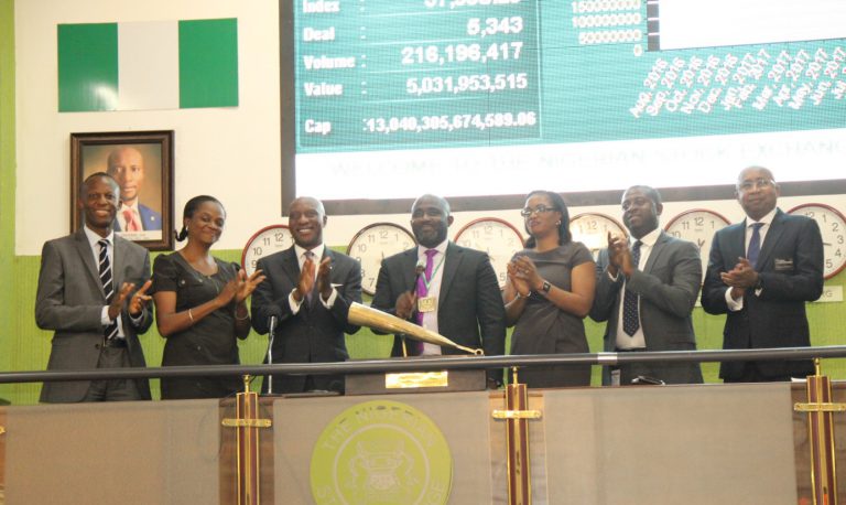 FMDA Closing Gong Ceremony at the Nigerian Stock Exchange